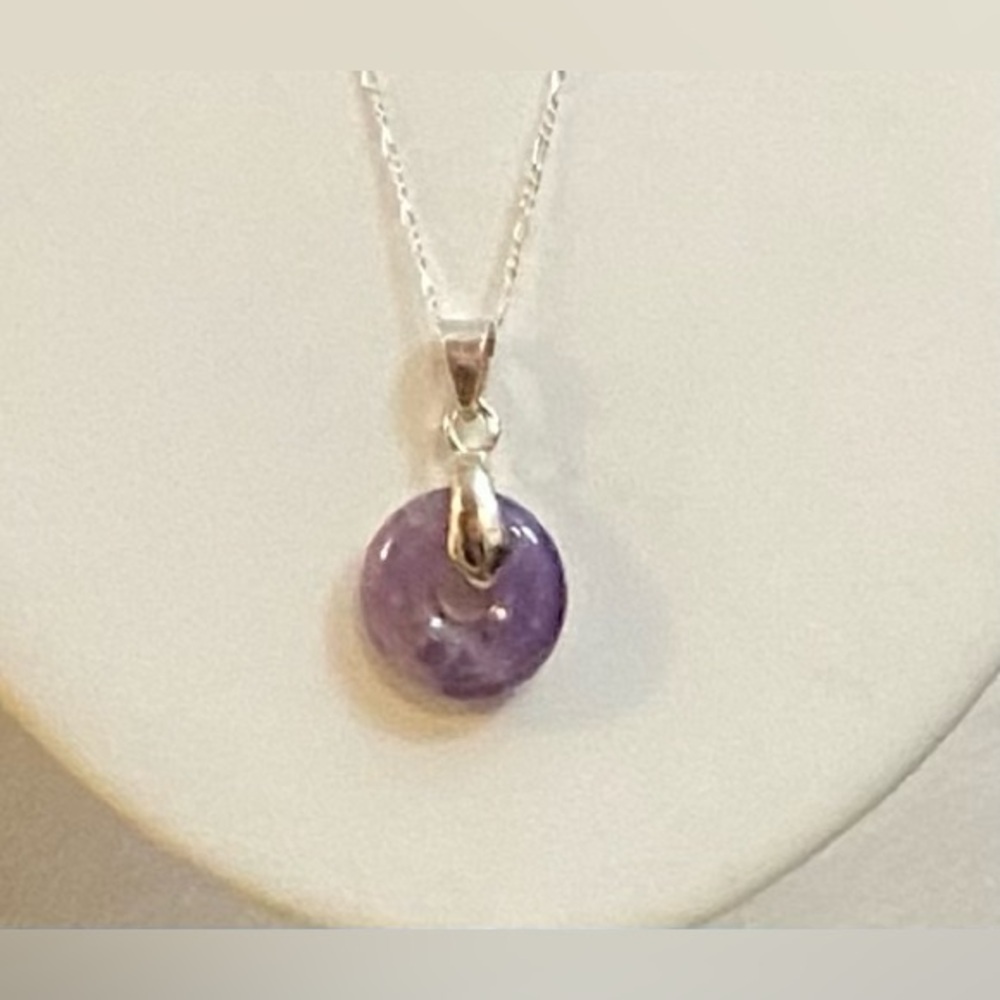 NEW Amethyst crystal necklace